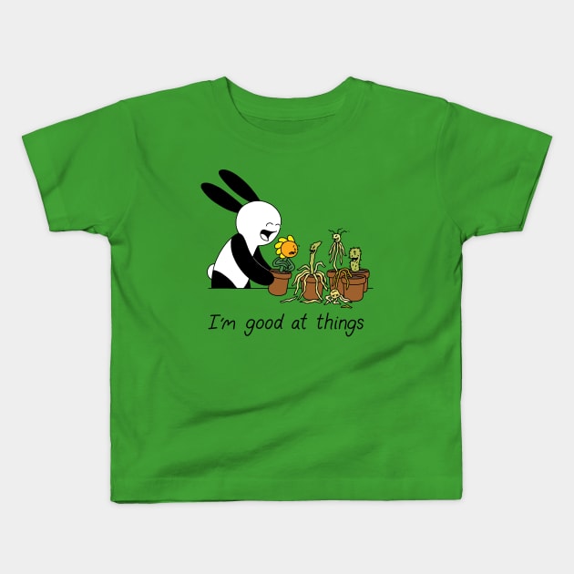 I'm Good At Things Kids T-Shirt by Buni